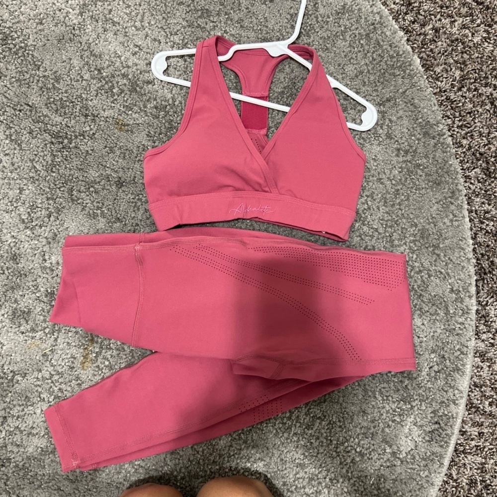 Alphalete women’s xxs pink set